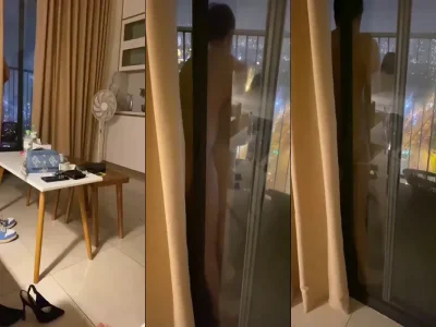 Thằng bạn đưa ra ban công chung cư chơi em nó rên cả tòa nghe thấy